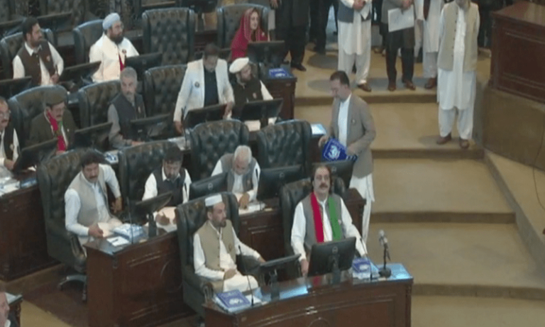 Voting for House Speaker is Underway in Khyber Pakhtunkhwa Assembly