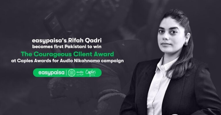 easypaisa's Rifah Qadri Becomes First Pakistani to Win 'The Courageous Client Award'