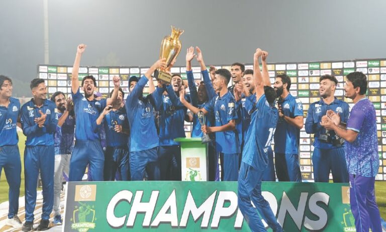 Panthers Beat Markhors to Win Inaugural Champions One-Day Cup